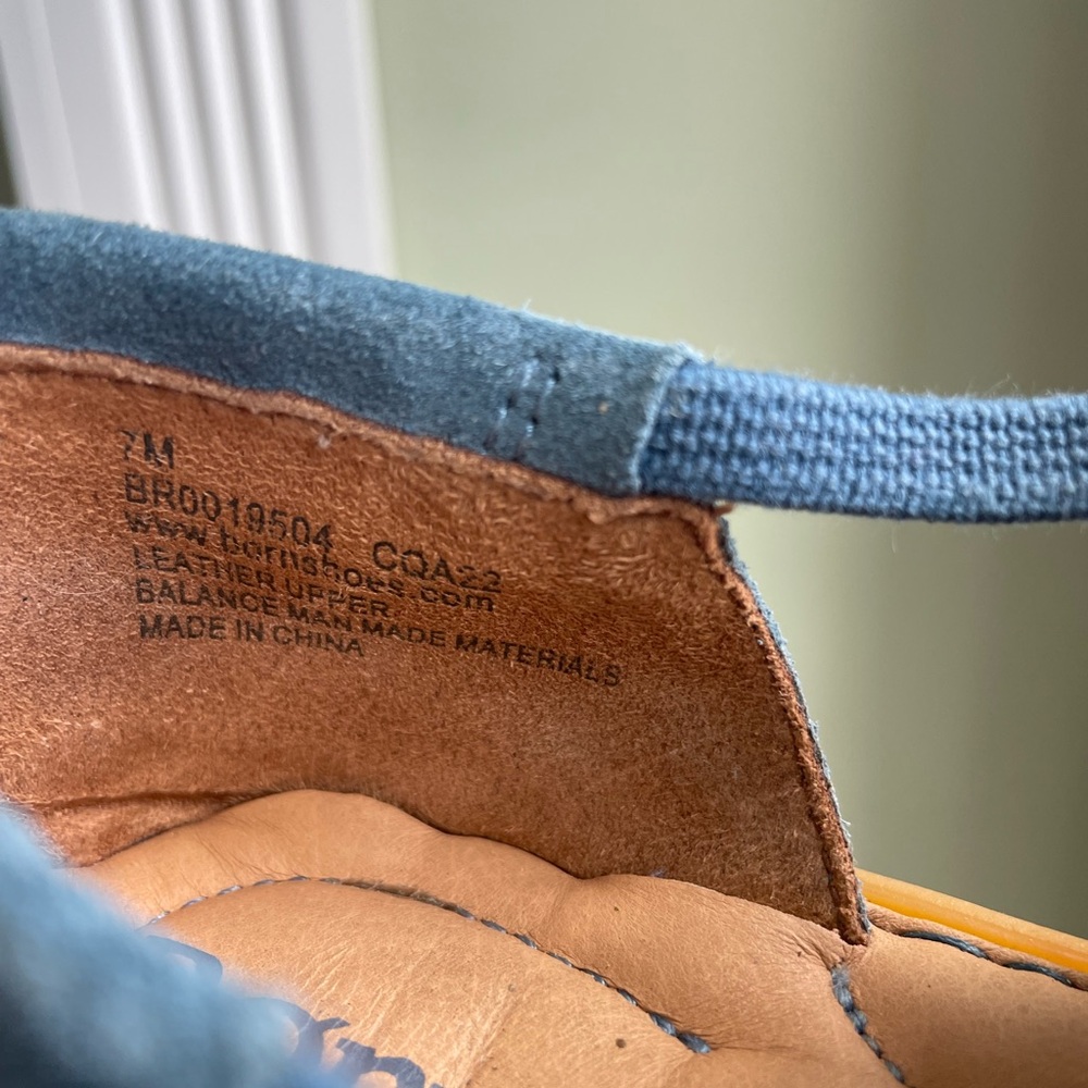 Leather Born Cove Modern | Hand-finished Real Suede Slip-ons | Size 7 | - Picture 11 of 12